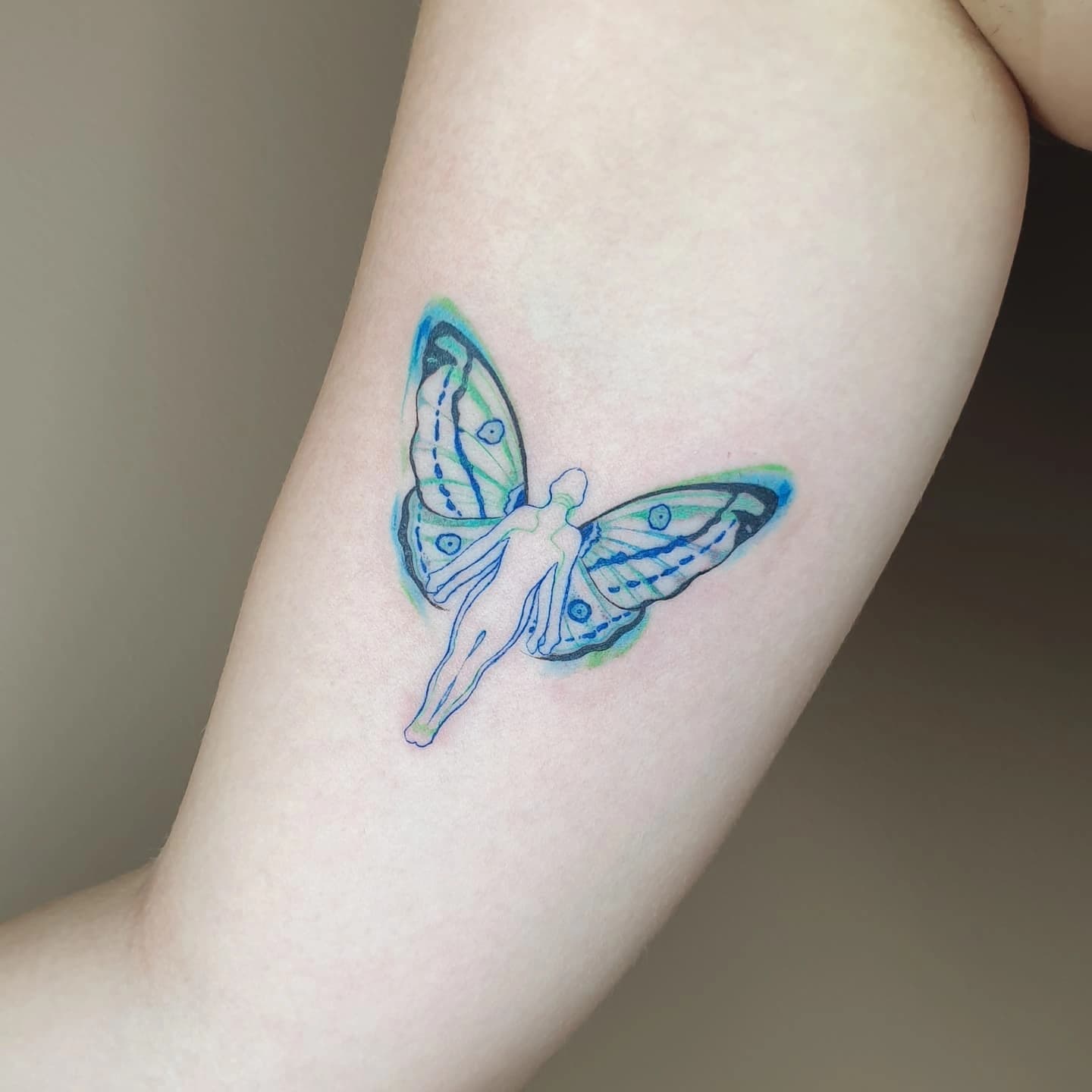 Alev Sarı — Illustrative tattoo, Ink People Istanbul