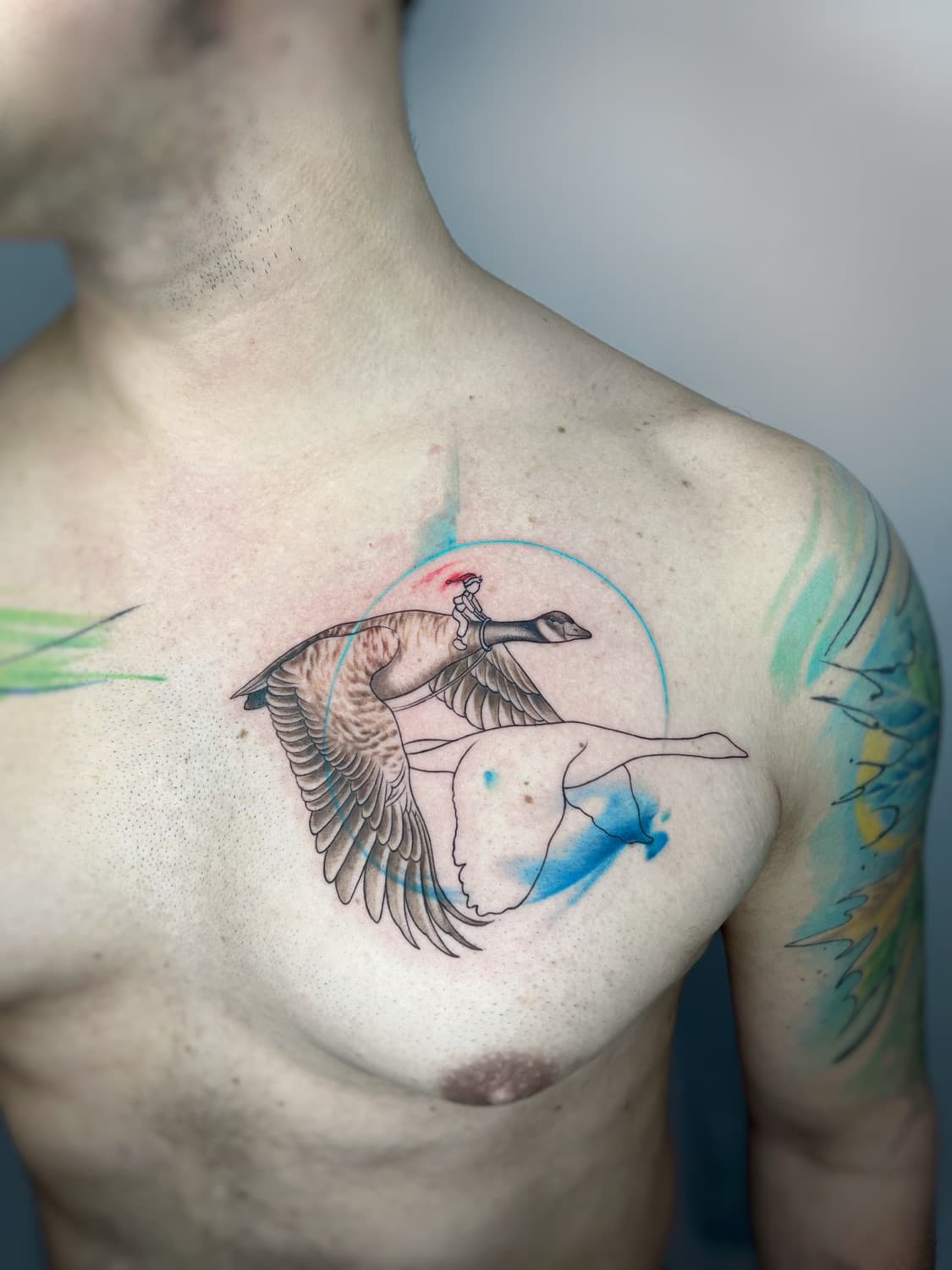 Alev Sarı — color tattoo, Ink People Istanbul