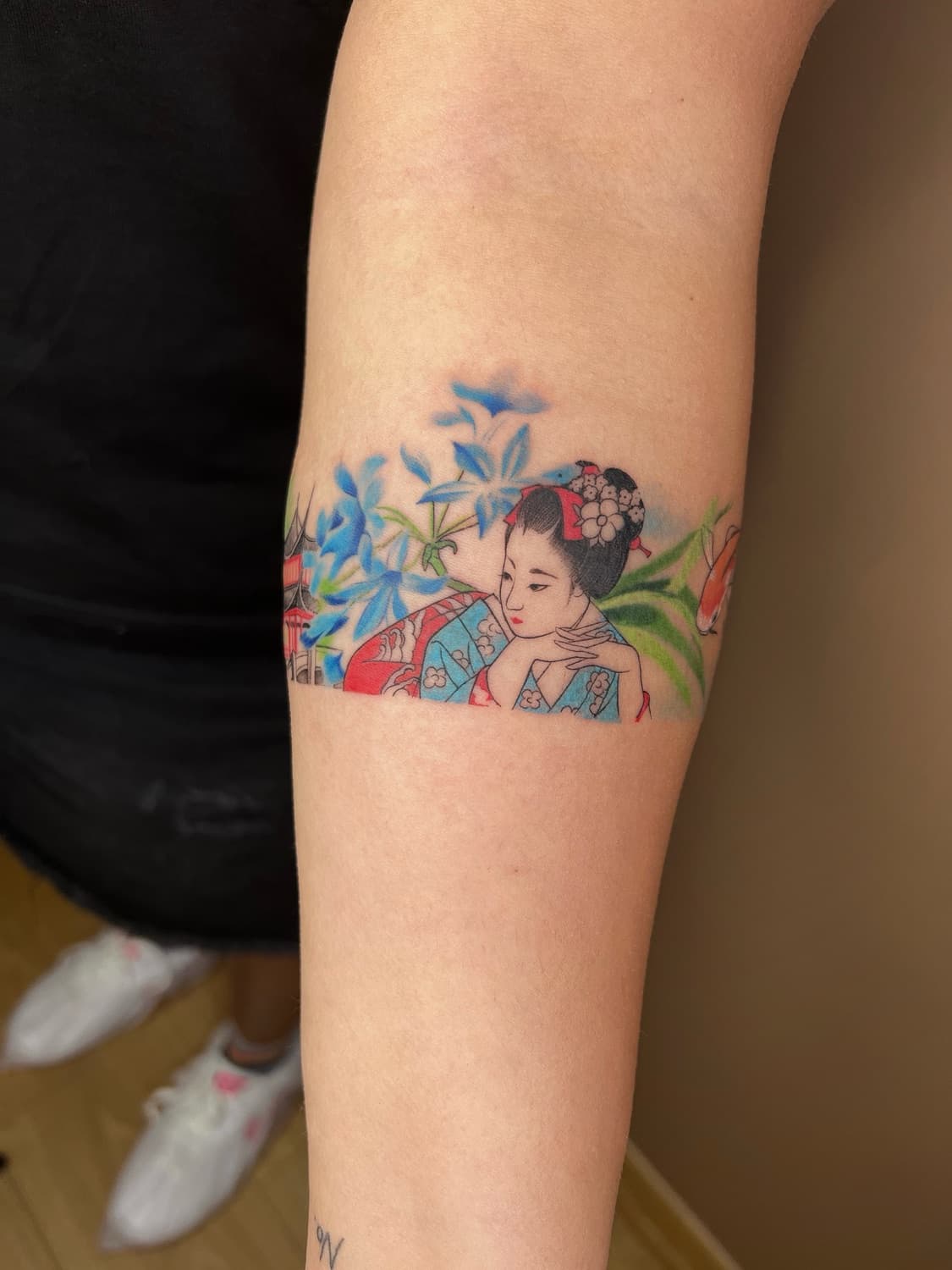 Alev Sarı — Illustrative Color tattoo, Ink People Istanbul