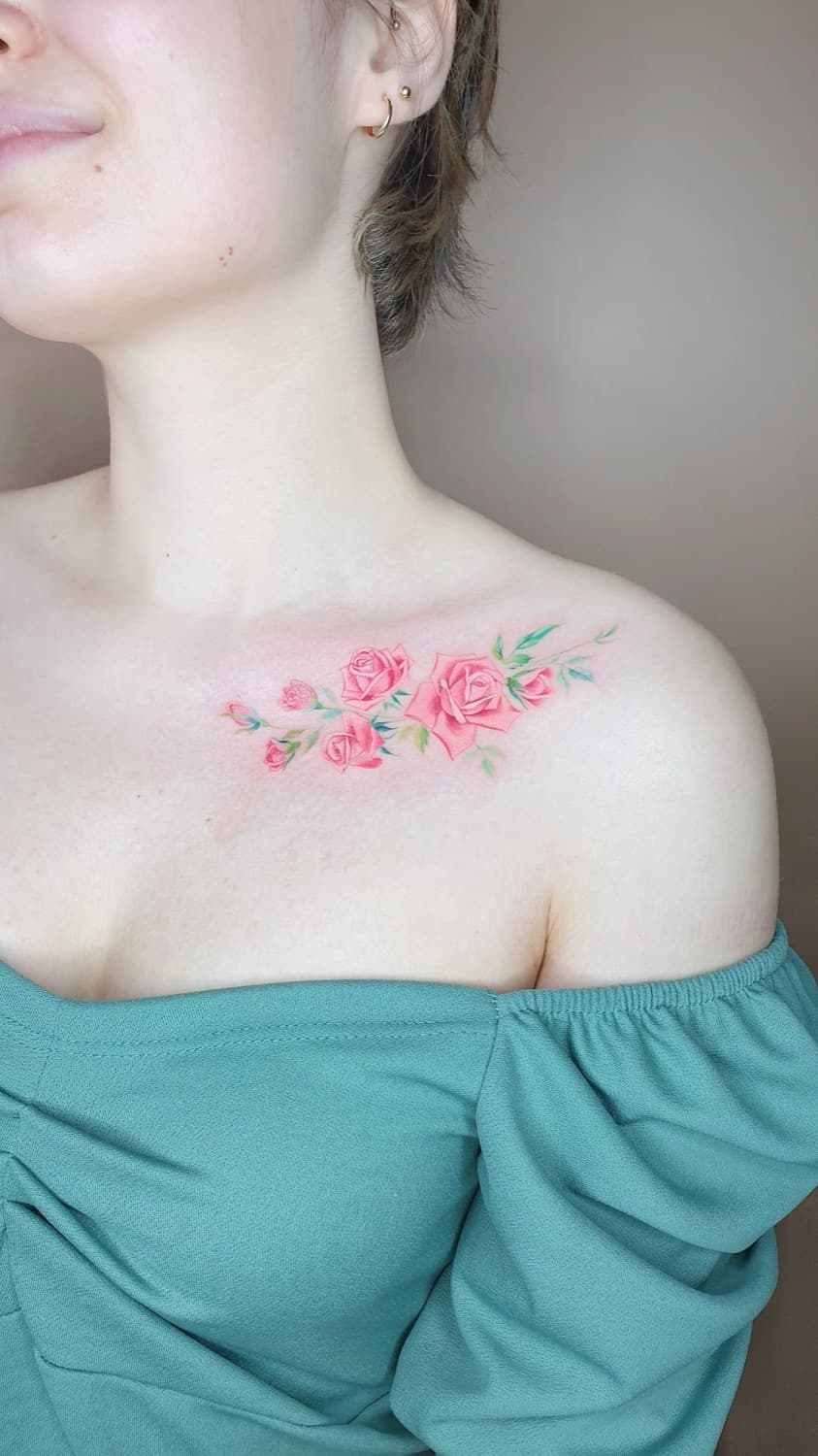 Alev Sarı — color tattoo, Ink People Istanbul