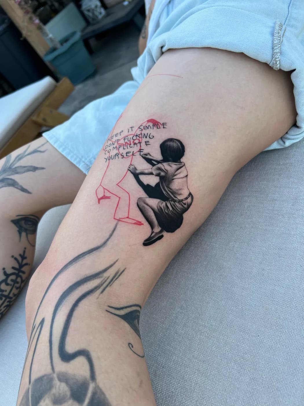 Alev Sarı — whimsical tattoo, Ink People Istanbul