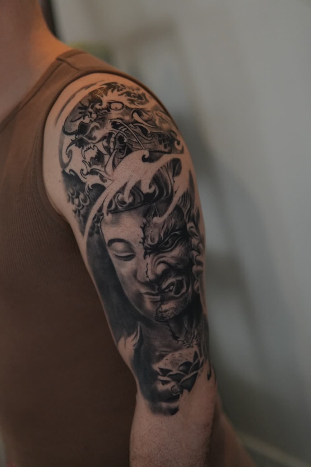 Barış Atilla — Black Grey Realism tattoo, Ink People Istanbul