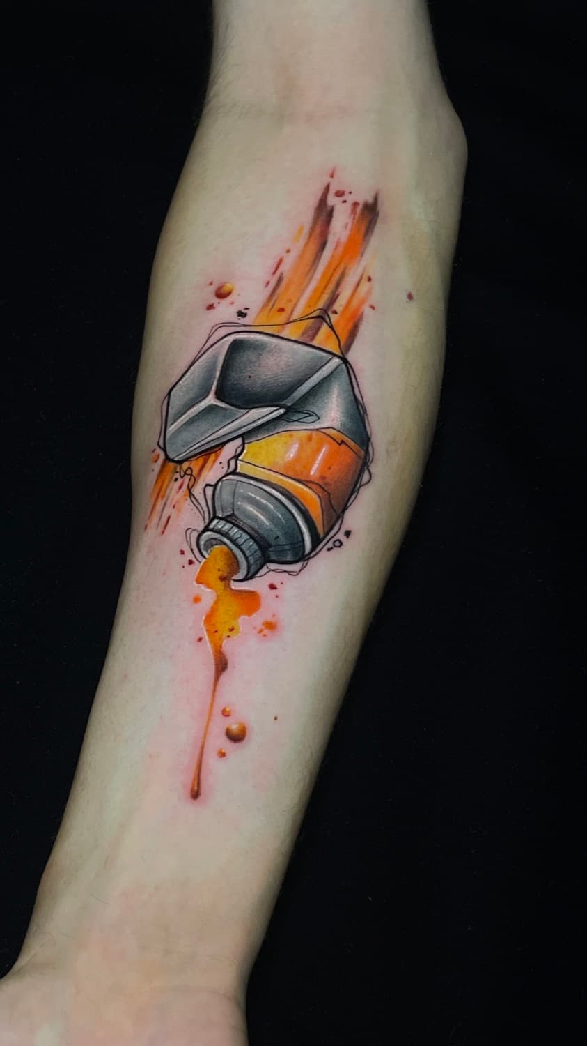 Ozan Bağcık — Neo-Traditional tattoo, Ink People Istanbul
