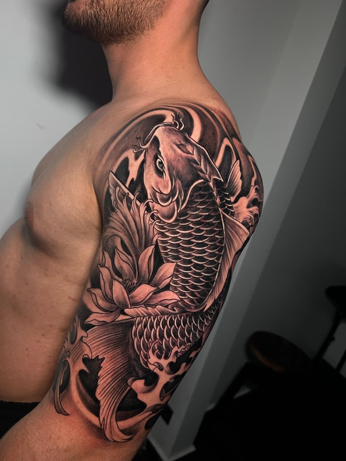 Ozan Bağcık — Japanese Black & Grey tattoo, Ink People Istanbul