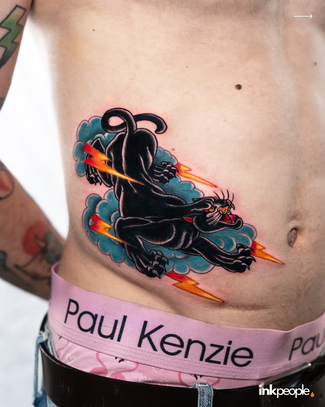 Betül Barradi — color tattoo, Ink People Istanbul