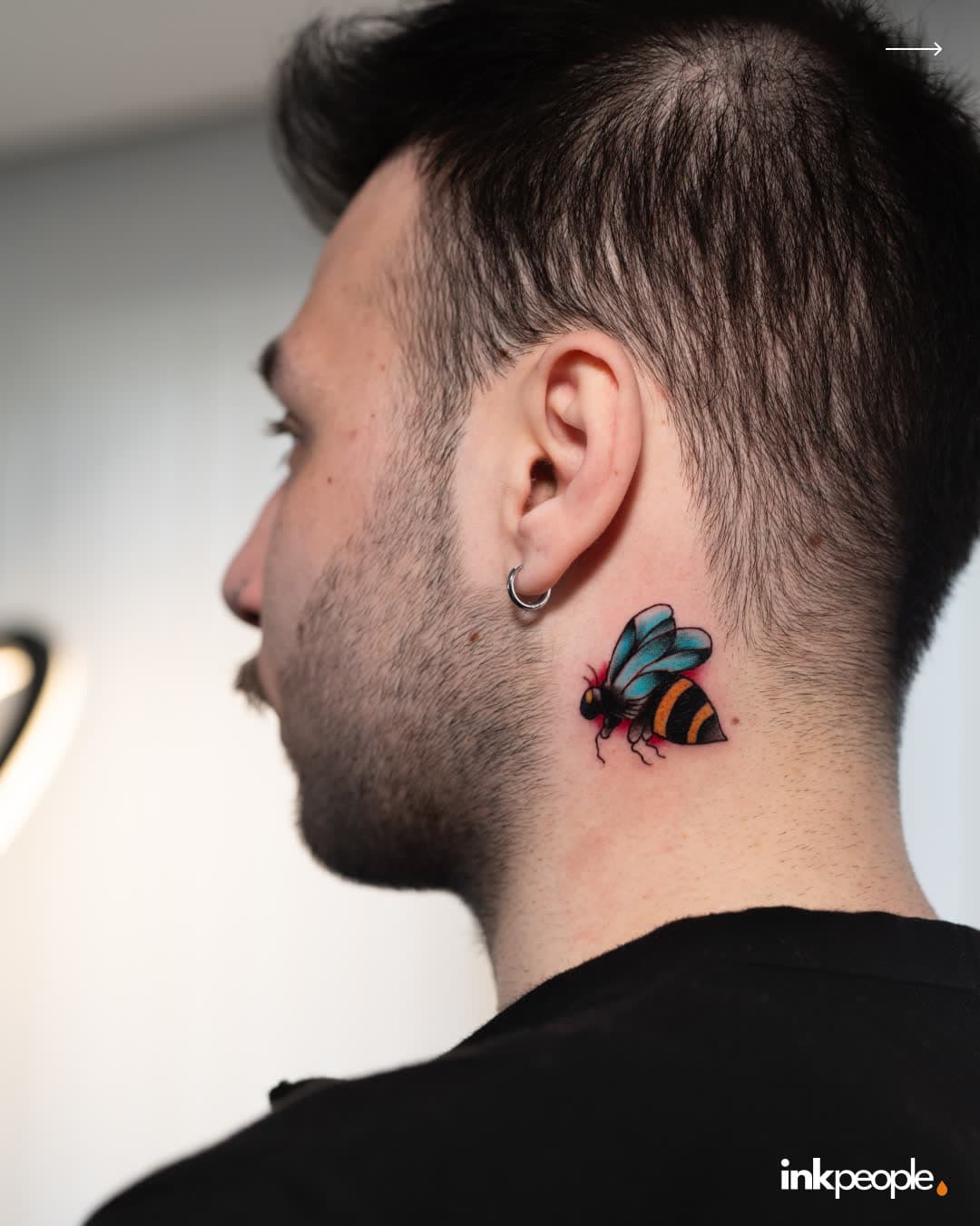 Betül Barradi — color tattoo, Ink People Istanbul