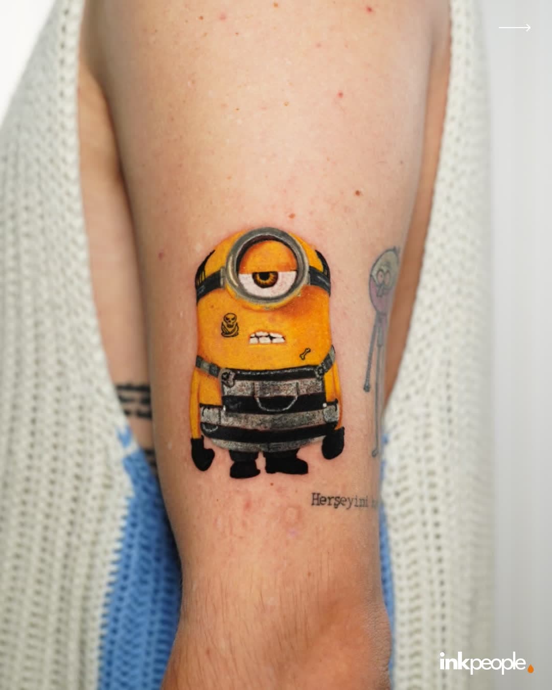 Betül Barradi — whimsical tattoo, Ink People Istanbul