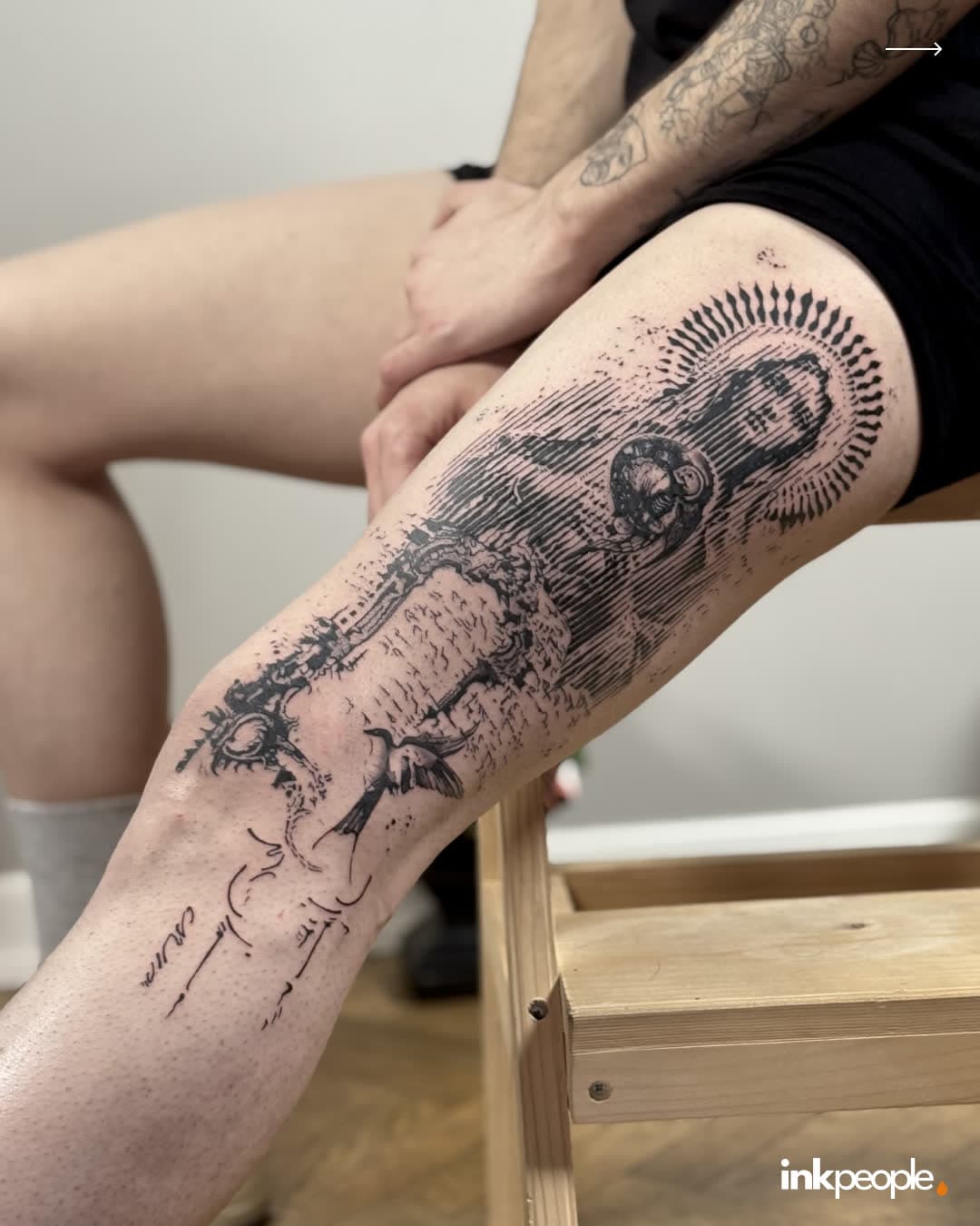 Ediz Sarıkaya — portrait tattoo, Ink People Istanbul