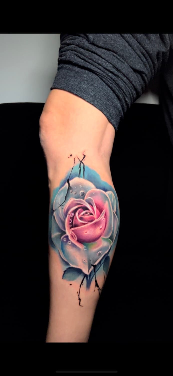 Ozan Bağcık — color tattoo, Ink People Istanbul
